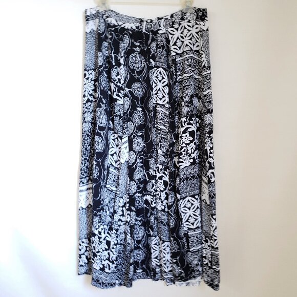 Y2K Vintage Ren Faire FairyGrunge Whimsigoth Lightweight Maxi Skirt -Lg. - Picture 5 of 5